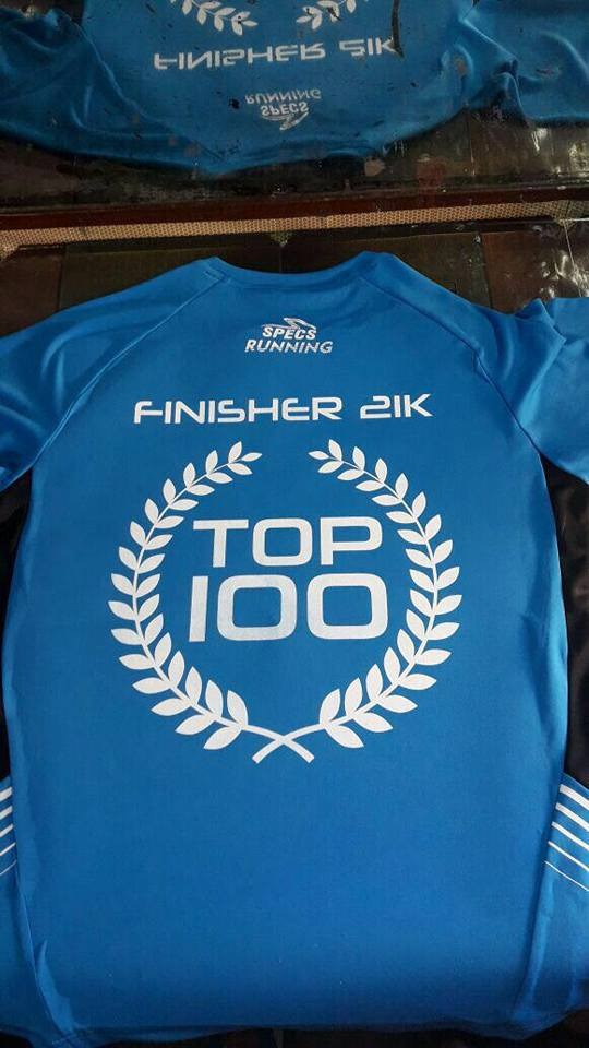 top 100 finisher tee