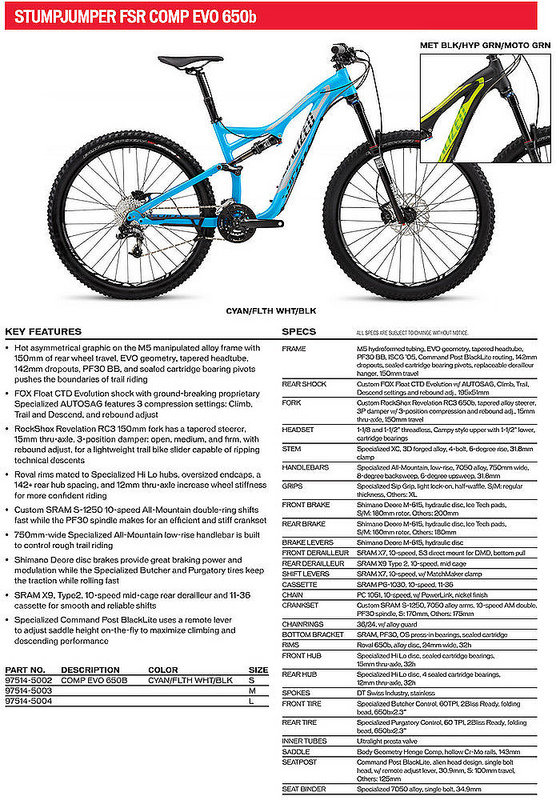 Specialized Stumpjumper Comp EVO 650b - bigger is better, except when it's not