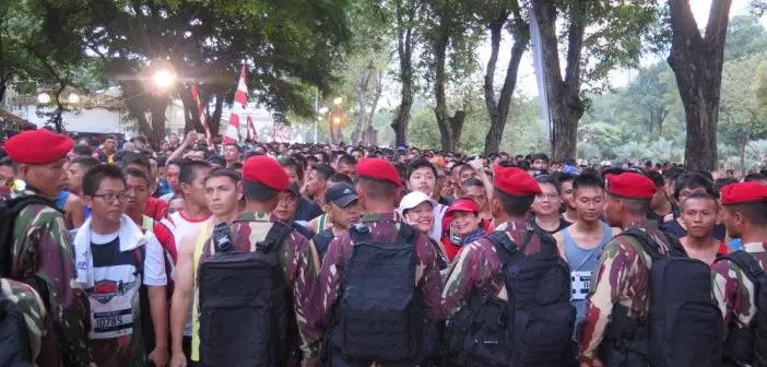 Suasana sebelum start Komando Run 2